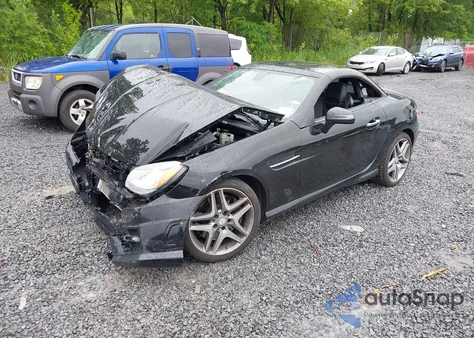 2015 Mercedes-Benz Slk 350 из США, поврежденный, VIN WDDPK5HAXFF101755